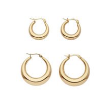 Load image into Gallery viewer, Esmeralda Hoop Earrings